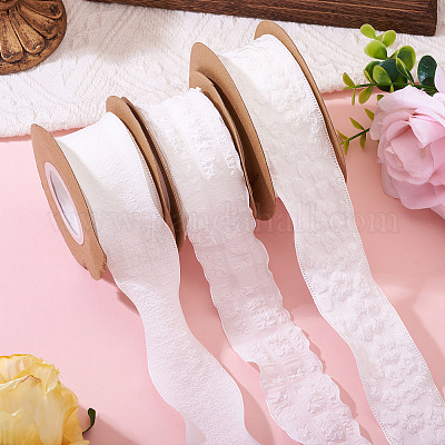 3 рулон 3-х видов мятой полиэстеровой ленты OCOR-TA0003-04-1