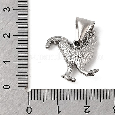 Подвеска из нержавеющей стали 304 со стразами&nbsp;STAS-B167-14A-P-1