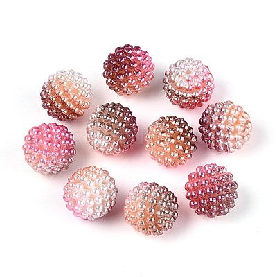 Имитация жемчуга акриловые&nbsp;OACR-T004-15mm-19-1