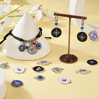 22шт 11 стильные подвески из сплава с кристаллами и стразами FIND-TA0002-66-1