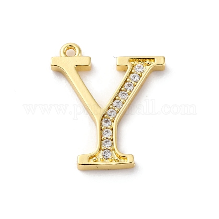 Подвеска из латуни с микропаве из кубического циркония KK-H449-76G-14-1