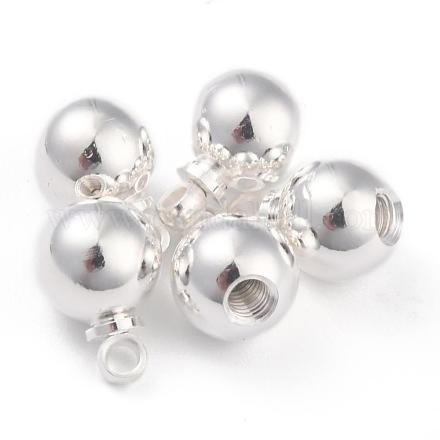 Perle pendenti in ottone con cappuccio KK-O133-200B-S-1