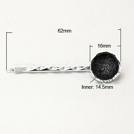 Iron Hair Bobby Pin Findings IFIN-I012-S-1