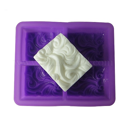 Moules en silicone de savon de bricolage SOAP-PW0001-028-1