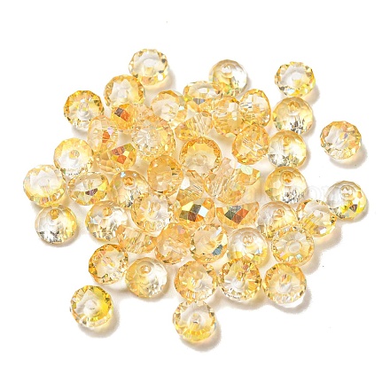 Гальванические стеклянные бусины&nbsp;EGLA-Z004-02D-1