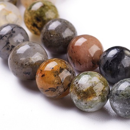 Chapelets de perles de sunstone naturelle naturelles G-SZ0001-30B-1