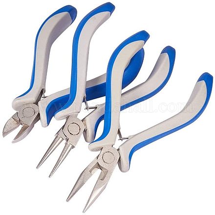 PandaHall 3 Pieces Jewelry Plier Tool - Side Cutting Plier PT-PH0001-04-1
