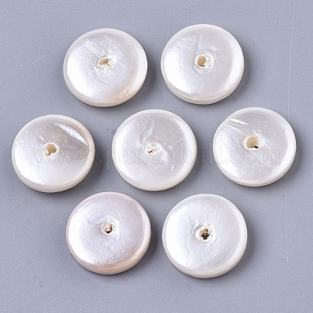 Perles de nacre peintes au pistolet SHEL-N026-27-1