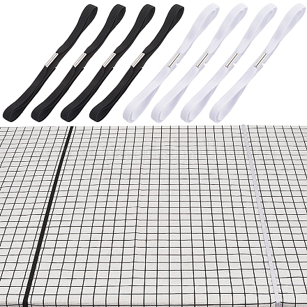 10 шт. 2-х цветные полиэстеровые резинки AJEW-GF0010-96-1