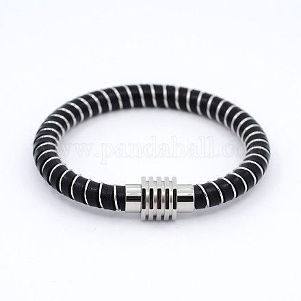 Casual Style Leather Cord Bracelets X-BJEW-F119-29-1