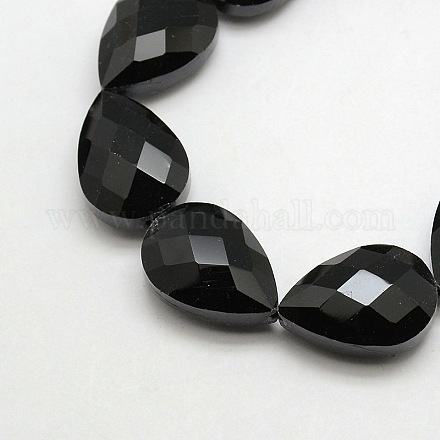 Crystal Glass Teardrop Beads Strands EGLA-F067-02-1