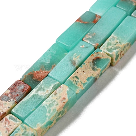 Synthetic Imperial Jasper Dyed Beads Strands G-D077-C01-08-1