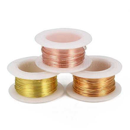 Round Copper Jewelry Wire CWIR-I002-0.4mm-M-NR-1