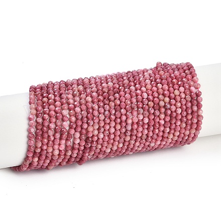 Chapelets de perles en rhodonite naturelle G-P553-G06-02-1