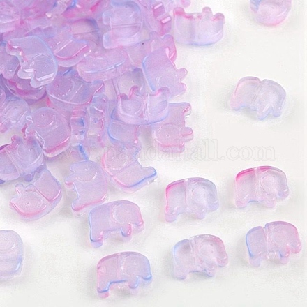 Бусины лэмпворк LAMP-WH0001-08C-1