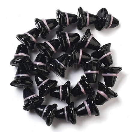 Бусы лэмпворк ручной работы LAMP-A004-03B-1