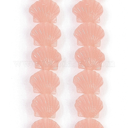 Нити резных бусин синтетического коралла CORA-K009-05A-06-1