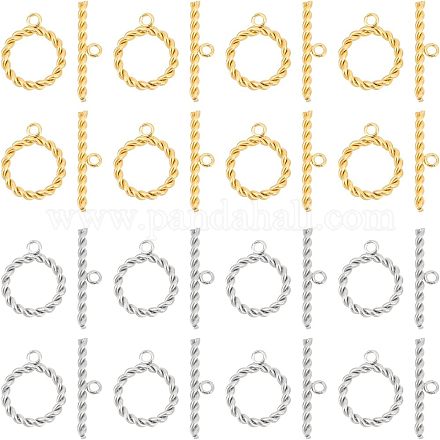 16 комплект из 2-х цветных застежек-тоглов из нержавеющей стали марки 304 STAS-UN0036-68-1