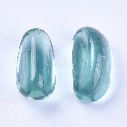 Perlas de vidrio brillante GLAA-WH0011-03D-1