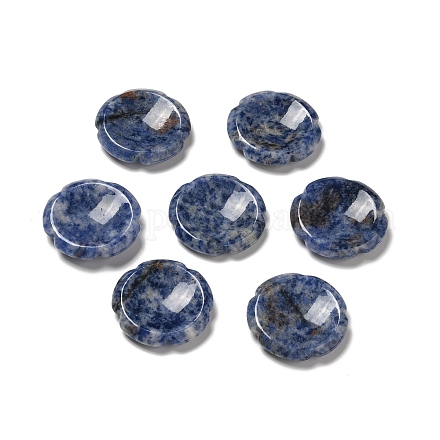 Натуральные камни для беспокойства из яшмы с голубым пятном G-E586-01U-1