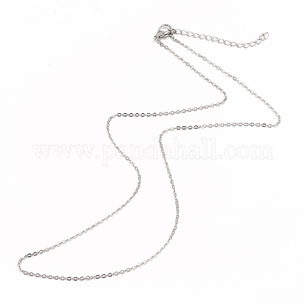 Iron Cable Chain Necklace Making MAK-I019-01C-P-1
