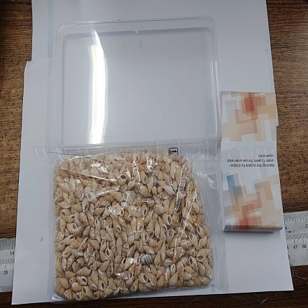 Натуральные спиральные бусы из ракушек SSHEL-PH0002-09-1