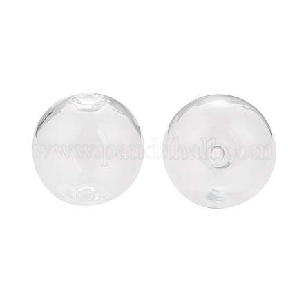 Hechos a mano soplados cuentas globo de cristal X-DH017J-1-1