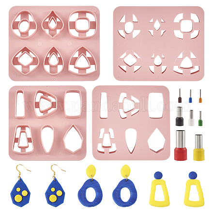 Pandahall-herramientas de plastilina de plástico abs DIY-TA0005-58-1