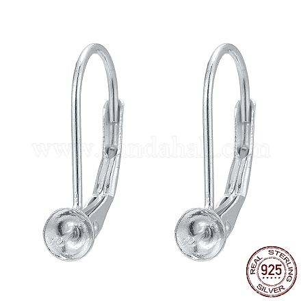 Accessoires de boucle d'oreille en 925 argent sterling STER-I014-13S-1