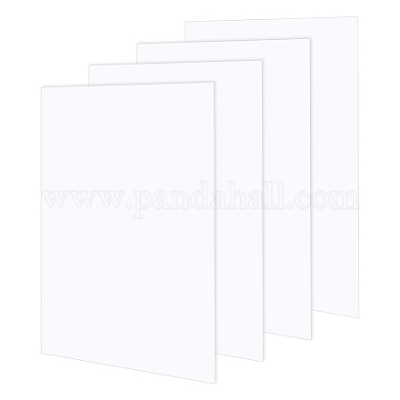 Benecreat 4 шт. 2 мм лист пены ПВХ белый пластиковый лист 11.8x15.7 дюйма легкий жесткий пенопласт расширенный лист ПВХ для поделок DIY-WH0349-23B-1