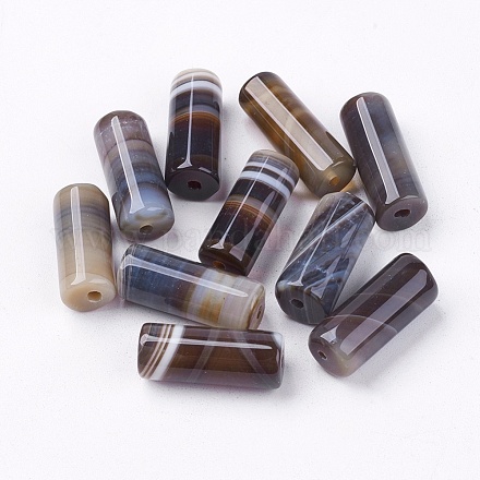 Agate à rayures naturelles/perles d'agate à bandes G-R179-1