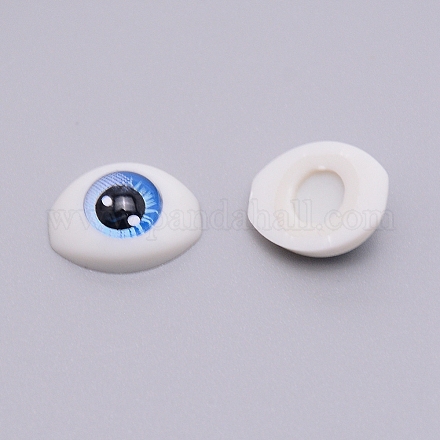 Bulbi oculari artigianali di bambole di plastica DIY-WH0210-75-1