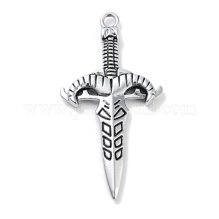 Gros pendentifs d'émail en alliage ENAM-S020-01-1