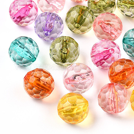 Perles en acrylique transparente TACR-S154-10A-01-1