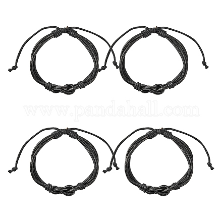 Leather Cord Bracelets BJEW-A062-01-1