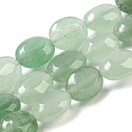 Natürlichen grünen Aventurin Perlen Stränge G-M420-D02-01-1