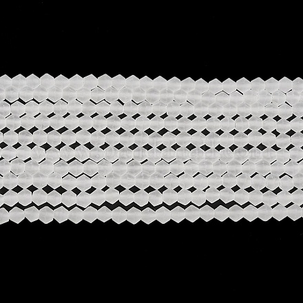 Имитировать нити бус из матового стекла из австрийского хрусталя EGLA-A039-T6mm-MD13-1