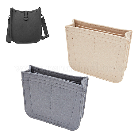 Shop WADORN 3 Colors Felt Handbag Insert Liner for Jewelry Making -  PandaHall Selected