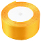 Polyester Ribbons, for Gift Wrapping, Gold, 1-5/8 inch(40mm), about 24.06 Yards(22m)/Roll