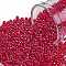 TOHO Round Seed Beads, Japanese Seed Beads, (165B) Transparent AB Siam Ruby, 11/0, 2.2mm, Hole: 0.8mm, about 1110pcs/bottle, 10g/bottle