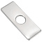 Rectangle Stainless Steel Faucet Hole Covers, Base Plate, Stainless Steel Color, 65x160x8mm