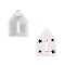 DIY Candle Making, Silicone Casting Molds, For UV Resin, Epoxy Resin Craft Making, Number 1, White, House, 110x79x30mm