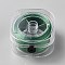 90M Flat Elastic Crystal String, Green, 0.8mm, about 98.43 Yards(90m)/pc