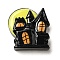 Halloween Theme Cartoon Resin  Cabochons, Haunted House/Castle, 21x20x6mm