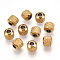 201 Stainless Steel Beads, Column, Cadmium Free & Nickel Free & Lead Free, Rondelle, Golden, 6x5.5mm, Hole: 2.5mm