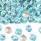 Preciosa® MAXIMA Crystal Fancy Stones, Czech Crystal, 435 36 132 Cushion Square, Dura Foiling, 60010 Aqua Bohemica, 12x12mm
