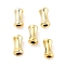 CCB Plastic Beads, Column, Golden, 11x5.5mm, Hole: 2.5mm