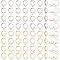 120Pcs 2 Style 304 Stainless Steel Leverback Earring Findings, with Horizontal Loops, Golden & Stainless Steel Color, 14.5x12mm, Hole: 1.2mm, Pin: 0.8~1.2mm, 60Pcs/style