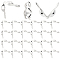 200Pcs Brass Bead Tips Knot Covers, 925 Sterling Silver Plated, 7x3.6mm