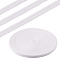 Cotton Twill Tape Ribbons, Herringbone Ribbons, for Sewing Craft, White, 3/8 inch(10mm), about 45yard/roll(41.13m/roll)